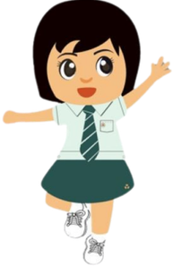 Girl mascot